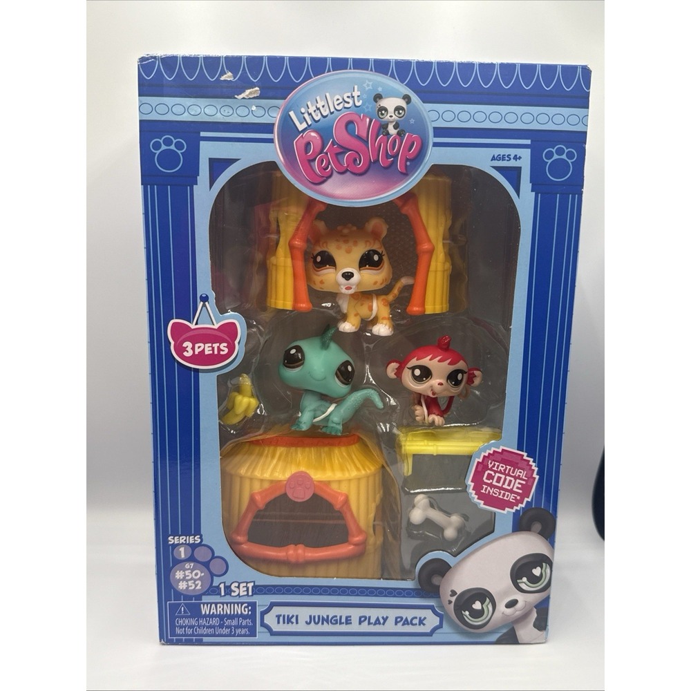 Littlest Pet Shop‎ Tiki Jungle Play Pack Figures Playset